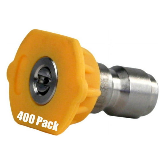 400 Pack Erie Tools Pressure Washer 1/4" Quick Connect 15 Degree 6.0 Nozzles