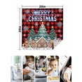 thumbnail image 4 of Christmas Snowflakes Cloth Napkins Set of 4 Reusable Dinner Napkins, Winter Gingerbread Man Xmas Tree Plaid Cocktail Napkin Washable Table Napkins for Wedding/Holiday Party/Baby Shower 20"x20", 4 of 7