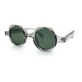 thumbnail image 5 of Hipster Round Circle Lens Octagon Plastic Hustler Sunglasses Slate - Green, 5 of 8