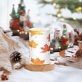 thumbnail image 2 of Yayeee Flameless Candles with Remote Flickering Battery Operated Multi Color Changing, White Autumn Leaves, 2 of 7
