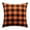 Orange, variant on Wadada Halloween Pillow Covers,Buffalo Orange and Black Plaid Throw Pillow Covers, 18 x 18 Inch Cotton Pillow Cover, Farmhouse Cushion Case for Sofa Couch Patio Outdoor Home Decor (1PCS)