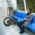 thumbnail image 4 of Zimtown 20" Adult Folding Bike, 7 Speed Shimano Lightweight City Commuter Bicycle, Black, 4 of 8