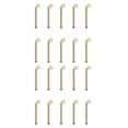 thumbnail image 1 of 20 piezas Guías de caña de Puntas de punta de reparación de construcción de varillas de ojos 0,9 / 1,0 mm Zulema Guías de caña de pescar, 1 of 8
