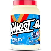 GHOST WHEY Protein Powder, Chips Ahoy! - 2lb, 25g of Protein - Whey Protein Blend - Post Workout Fitness & Nutrition Shakes, Smoothies, Baking & Cooking - Cookie Pieces Inside