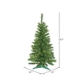 thumbnail image 2 of Vickerman 3.5' Imperial Pine Artificial Christmas Tree, Clear Dura-lit Lights - Faux Table Top Christmas Tree - Seasonal Indoor Home Decor, 2 of 4