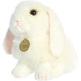 thumbnail image 4 of Aurora - Small White Miyoni - 9" Lop Eared Bunny - Realistic Stuffed Animal, 4 of 5
