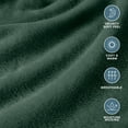 thumbnail image 4 of Bare Home Microplush Fleece Sheet Set - Ultra Soft - Deep Pocket - Twin XL, Forest Green, 4 of 9