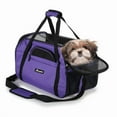 thumbnail image 1 of 212 Main PBC-8648PP Soft Pet Carrier, Purple - Large, 1 of 10