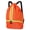 Orange, variant on 3-Compartment Sports Drawstring Backpack, Water-Resistant Gym Bag with Wet/Dry Separation, Side Pockets & Zipper Pocket, Lightweight Swim Soccer Basketball Sack
