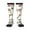 2 Black-1, variant on Camp Van print thigh-high socks, crafted for both men and women with a stretchy, high-opaque design perfect for daily wear