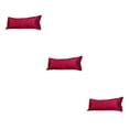 thumbnail image 4 of Kearding Funda de almohada larga completa de cuerpo de seda de lujo de color sólido Rojo 48x120cm Type1 NO1, 4 of 6