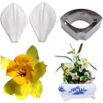 thumbnail image 4 of 4.21 x 4.17 x 3.11 inchesDaffodilMoldes para vetas florales y cortadores de Fondant, juego de herramientas para hacer narcisos y pasta de goma para decorar pasteles, 4 of 5