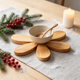 thumbnail image 6 of Wooden Trivets for Hot Dishes, Wooden Trivet Set, Coasters - Stand stored, Suited for Hots, Pans, Bowl, Teapot, Hot Holders - Multifunctional Ornaments, 6 of 6