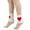 czb# White872, variant on CUZIBR Socks For Women Knitted Love Heart Print Leg Warmers Crochet Leggings Leisure Warm Cute Crew Socks Casual Breathable Socks,White,One Size