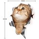 thumbnail image 2 of 4 Uds pegatinas de coche autoadhesivas 3D dibujos animados gato ventana parachoques pegatinas decorativas pegatinas de coche dormitorio cuatro modelos TUNC Sencillez, 2 of 5