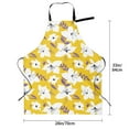 thumbnail image 5 of Lsque Lilies Flowers Waterproof Apron Chef Aprons for Men Heavy Duty Chemical Work Apron Extra Long Grilling Aprons with Adjustable Bib Apron, 5 of 9