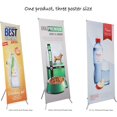 thumbnail image 3 of M&T Displays Adjustable Tripod X Banner Stand 23.6x63.0, 23.6x70.9, 31.5x70.9 Inch Poster Size Option and Carrying Bag Poster Holder for Trade Show Exhibition, 3 of 5