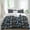 Black, variant on Black Coastal Set of 4 Bedding Quilt Covers, Nautical Whale Shell Starfish Ocean 4-Piece Bed Sheet Set with Extra Soft Bed Sheets Quilt Cover Pillowcase, Queen