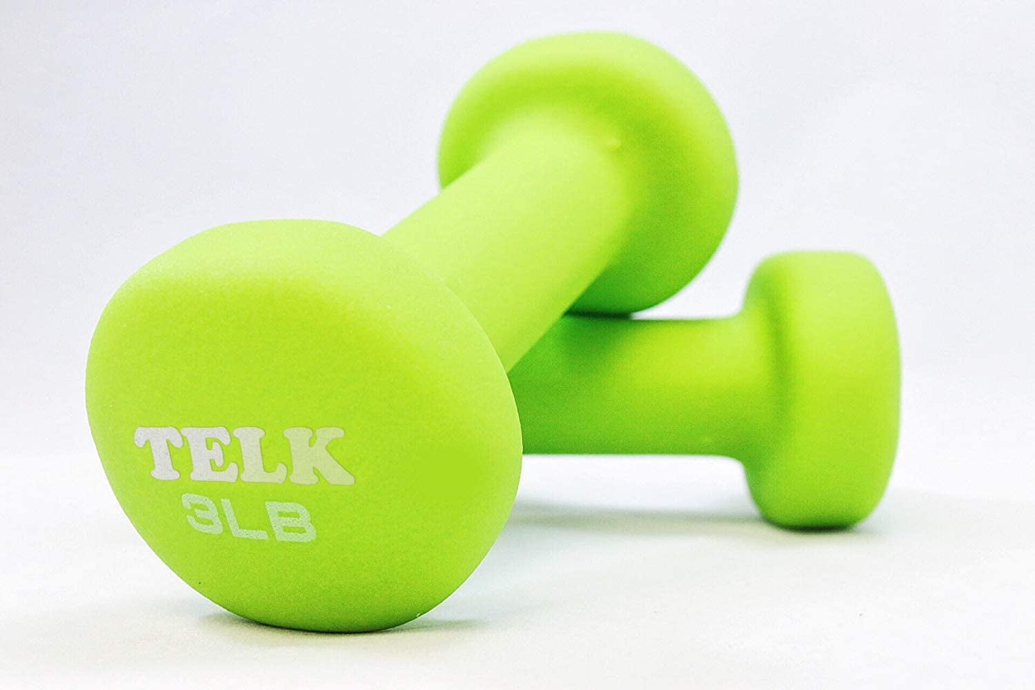 Neoprene Coated Deluxe 3 Lbs Dumbbells Hand Weights