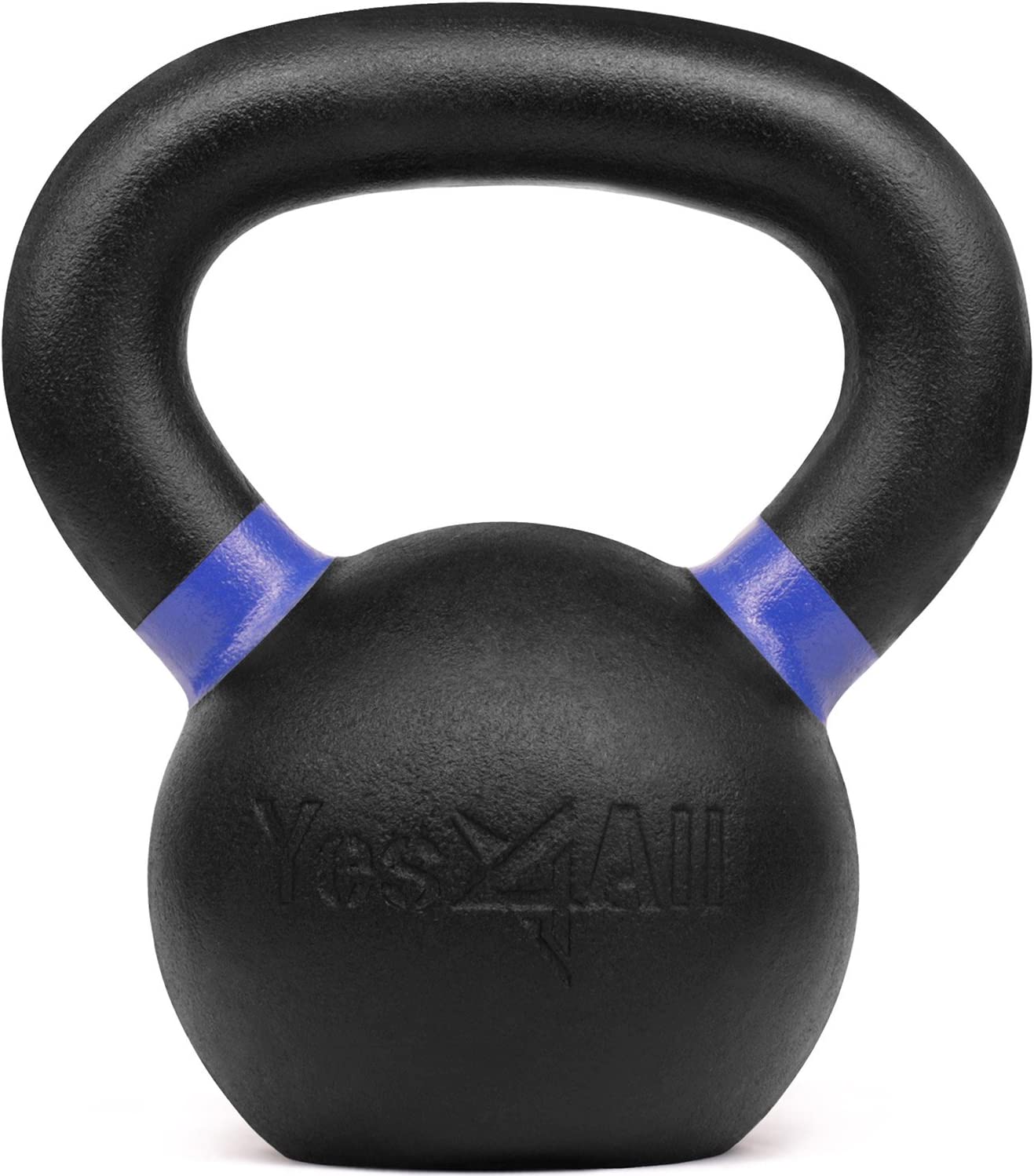Yes4All 8kg / 18lb Powder Coated Kettlebell, Single - image 4 of 9