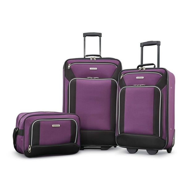 American Tourister American Tourister Fieldbrook XLT 3 Piece Softside Luggage Set Walmart