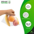 thumbnail image 3 of Reusable Mesh Produce Bags S, M, L. Pack of 15 White Reusable Bags with Colorful Drawstrings for Vegetables, Fruits, Toys. Reusable Heavy Duty Produce Bags, 5 Small,5 Medium, 5 Large bags, 3 of 5