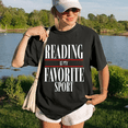 thumbnail image 2 of Reading Is My Favorite Sport Graphic Tee, 2 of 5