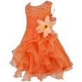thumbnail image 2 of Alvivi Infant Baby Girls Organza Tutu Princess Party Baptism Dress Evening Gown 3 Months-3T, 2 of 5
