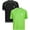 Black/Jasmine Green, variant on Boys' Rash Guard – 2 Pack UPF 50+ Quick Dry Sun and Sand Protection Swim Shirt (2T-18)