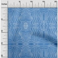 thumbnail image 2 of oneOone Cotton Cambric Blue Fabric Moire Sewing Craft Projects Fabric Prints By Yard 42 Inch Wide, 2 of 4