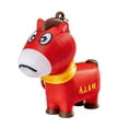 thumbnail image 2 of Homekingdee Convertible Expressions Chinese New Year Horse Ornament - Plastic Multicolor 2.7x2.7 Inch Festive Decor for Home Holiday Party, 2 of 7