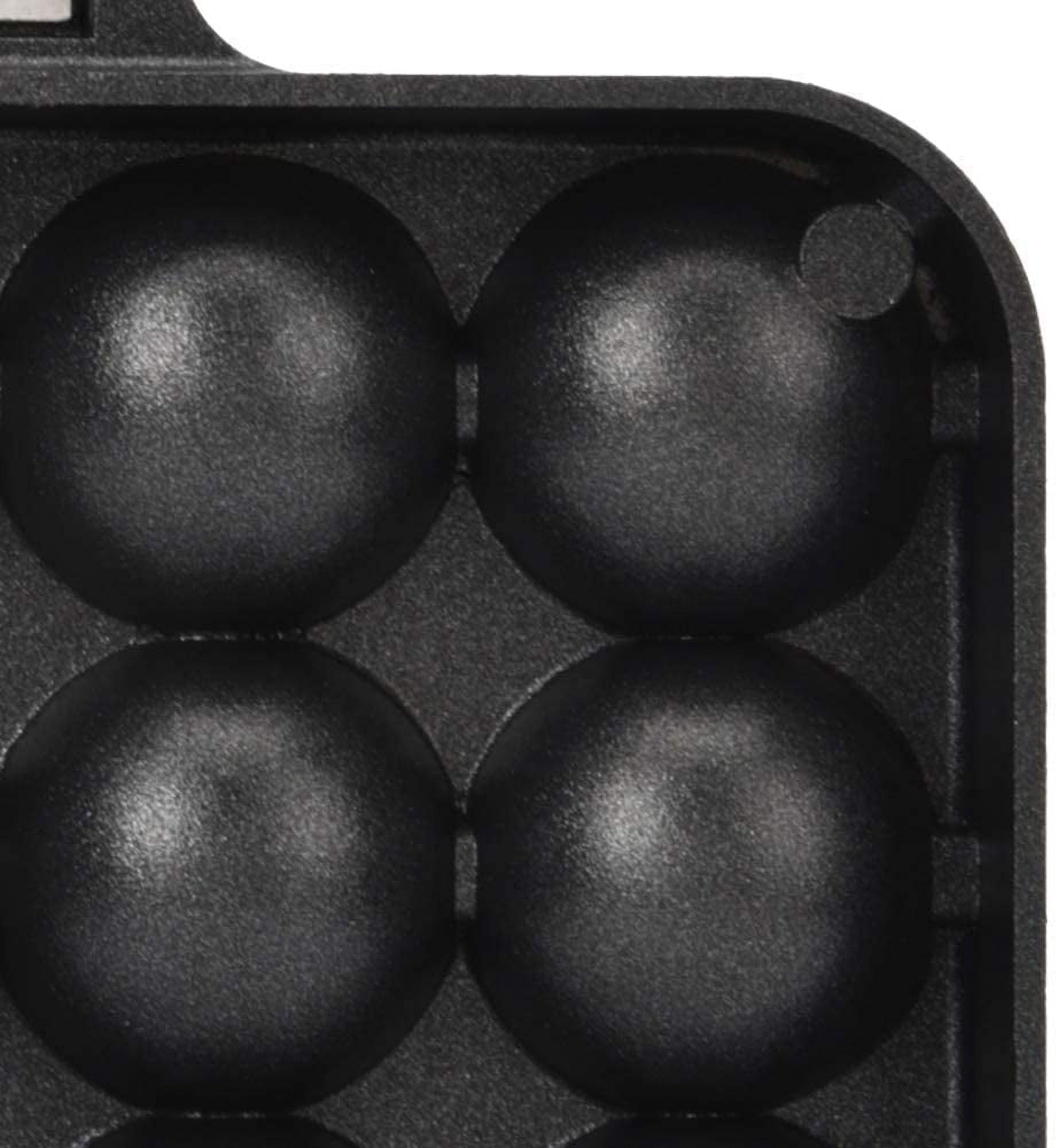 Takoyaki Grill Pan，Takoyaki Pan with Handle Takoyaki Grill Pan Non-Stick Takoyaki Grill Pan Plate Baking Pan Tray Octopus Pellets Mold Takoyaki Pan 16 Holes，4 Baking Needles