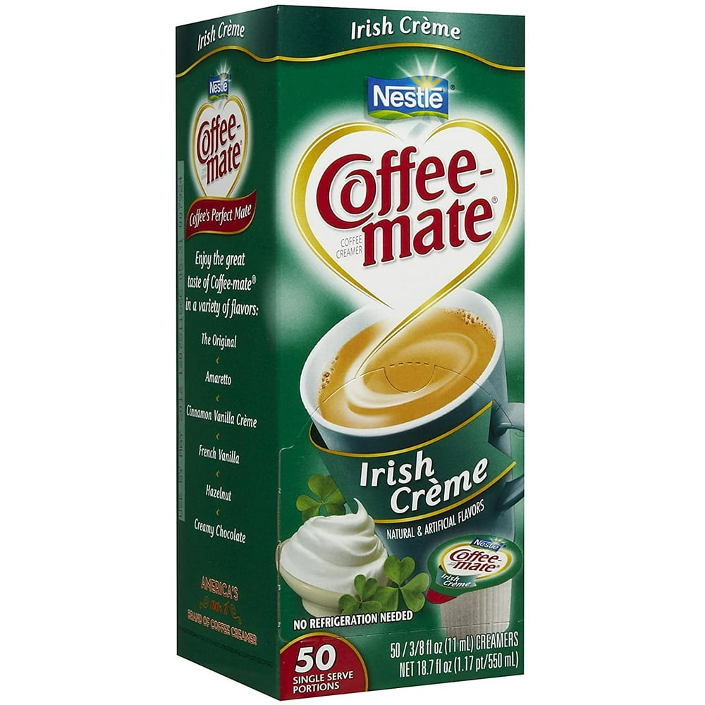 Coffeemate Liquid Creamer Singles Irish Creme 50 ct