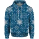 thumbnail image 3 of Sudadera con capucha con estampado de árbol de Navidad para hombre, marca Pinecone, sudaderas de invierno duraderas y asequibles con copos de nieve para hombre, 3 of 5
