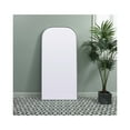 thumbnail image 2 of Elegant Decor Metal Frame Arch Full Length Mirror 32X66 Inch In Silver, 2 of 8