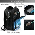 thumbnail image 4 of Balery Mountain Cottage In Snow Mochila con carga USB para hombre y mujer - Mochila impermeable y antirrobo para laptop con puerto USB para viajes, trabajo, 4 of 7