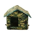 thumbnail image 1 of Tienda de campaña jinwen refugio acogedor para dormir cálido lavable para gatos al aire libre 45x43x40cm, 1 of 8