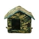thumbnail image 2 of Cueva Cama para Mascotas Tienda de Campaña Perrera Dormir Lavable Nido Aislado Cálido Acogedor Al Aire Libre Gato Casa Patio Trasero Césped P Cuadrado 45x43x40cm, 2 of 8
