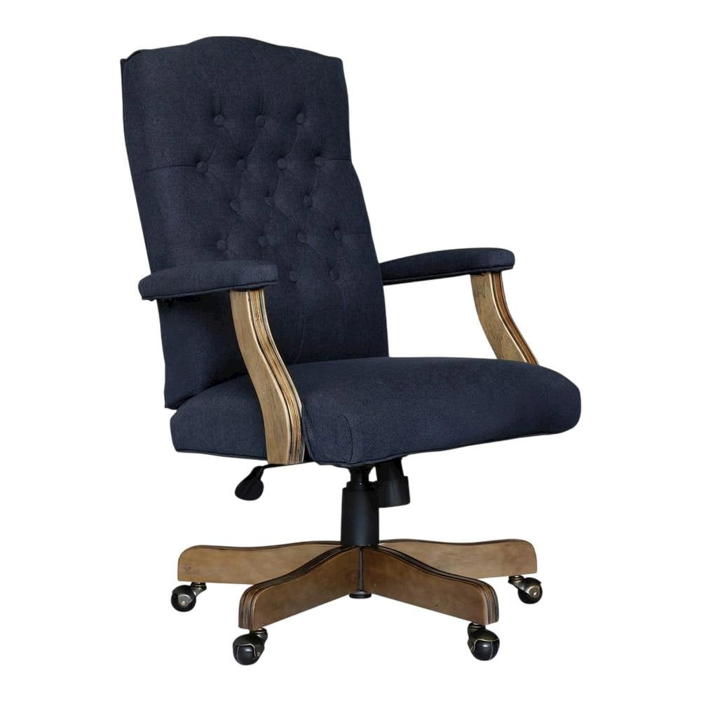 linen mid-back executive office chair product
