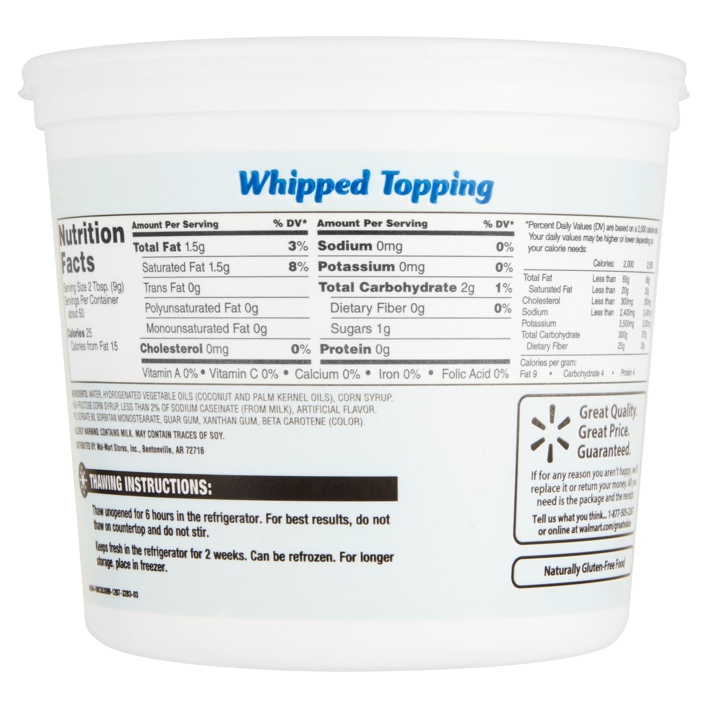 33 Cool Whip Nutrition Facts Label Label Design Ideas 2020