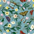thumbnail image 3 of Butterflies Floral Wallpaper Peel-and-Stick - 25"W x 125"H, 3 of 3