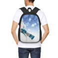 thumbnail image 4 of Easygdp Christmas Snowman In The Snow Mochila de Gran Capacidad Minimalista Ideal para Escuela, Viajes y Uso Diario, 4 of 6
