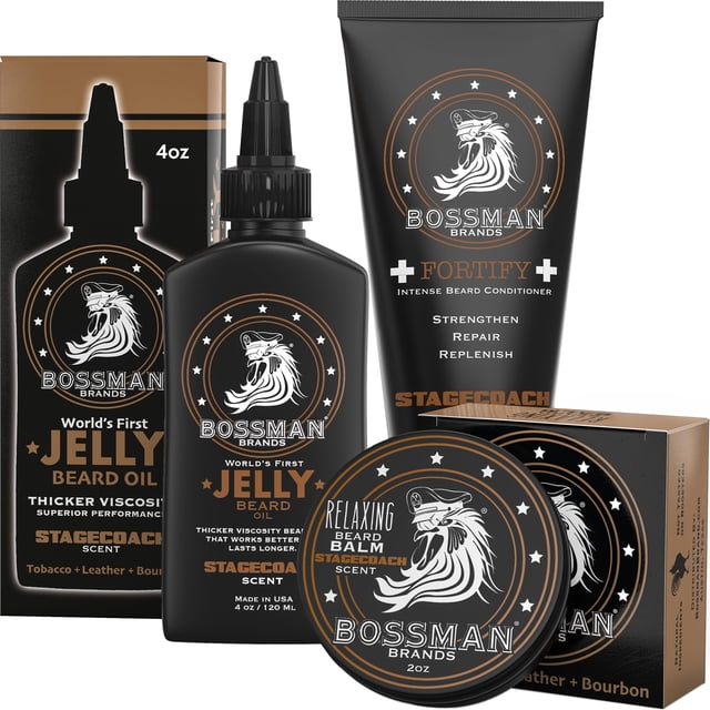 Bálsamo para barba Bossman Relaxing Royal Oud Scent para hombre, 60 ml