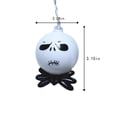 thumbnail image 3 of Decoraciones de Halloween, adornos de Halloween, regalos de Halloween, cadena de luces LED con forma de cara de Halloween, decoración para fiestas, caja de batería con modo intermitente, poste de luz, 3 of 6