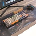 thumbnail image 2 of Teclado mecánico K3 Carga USB 100 teclas Teclado con cable para juegos Ruso con cable FLhrweasw  Nuevo, 2 of 9