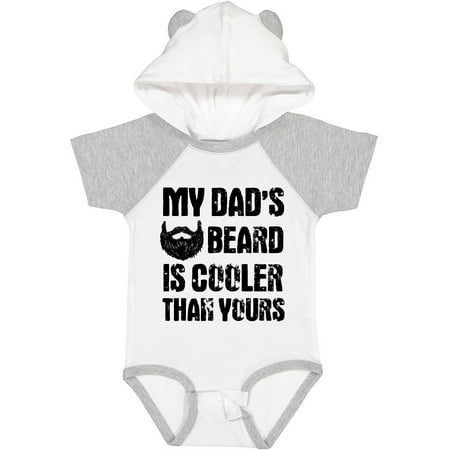 

Inktastic My Dad s Beard is Cooler Than Yours Gift Baby Boy Bodysuit
