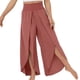 thumbnail image 1 of Leggings de color liso para mujer, pantalones de salón de cintura alta, adecuados para reuniones de amigos., 1 of 5