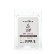 Carolina Candle Rain Showers 2.46 oz Wax Melt, Aromatherapy, 6 Cube, White
