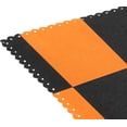 thumbnail image 5 of Ryvnso 1 Piece Placemats Orange Checkered Grid Pattern Dining Mats Heat-Resistant Non-Slip Washable Table Mat, 5 of 8