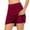 Red, variant on Women's Boho Skirt Pleated A-Line Swing Skirts Active Performance Skort Lightweight Skirt for Running Tennis Golf Sport